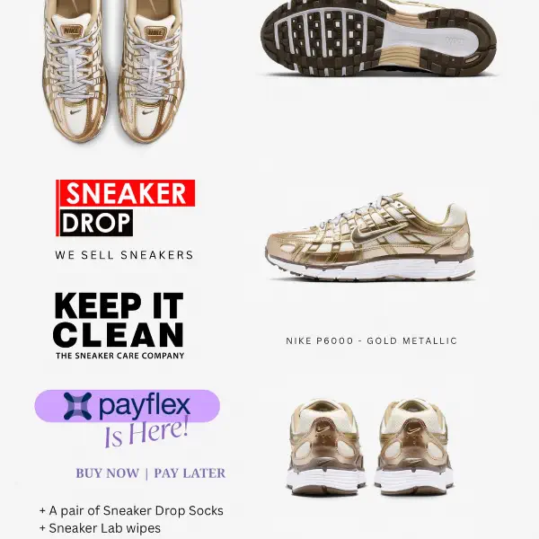 Nike P6000 Gold Metallic
